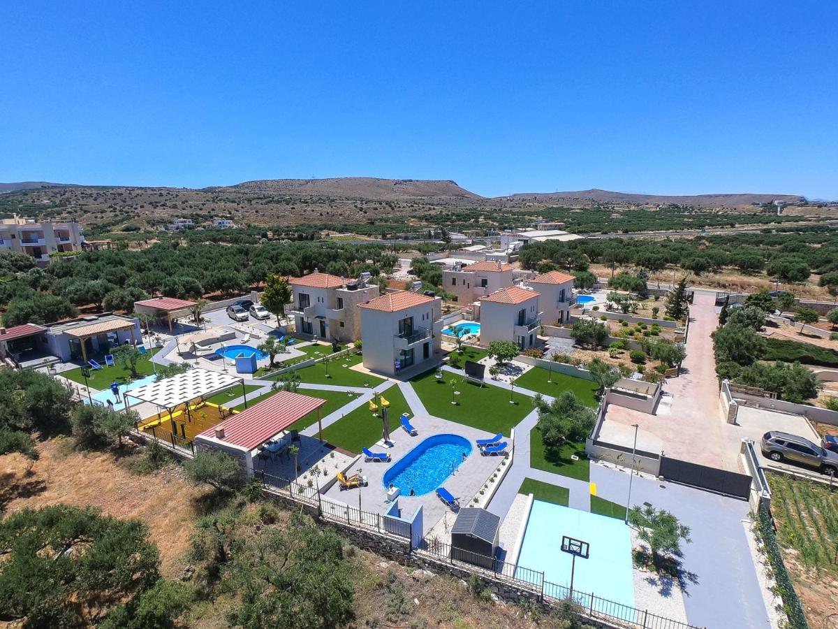 Anna Luxury Sea View Private Villa Goúvai Luaran gambar